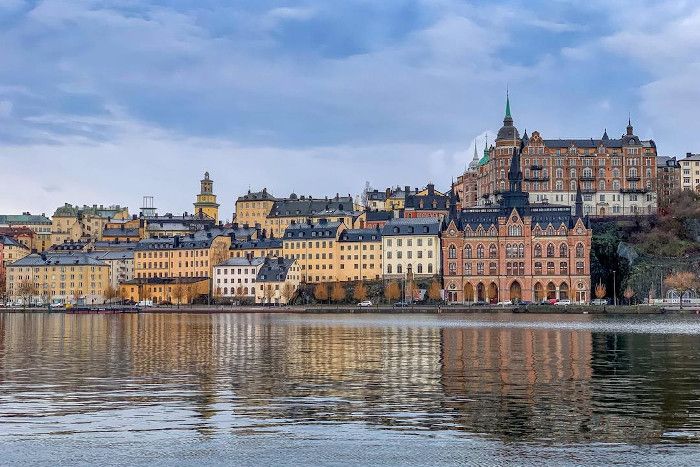 krajobraz szwedzkiego miasta